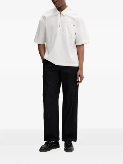 Dickies Selvedge Herringbone-pattern Jeans In Blue