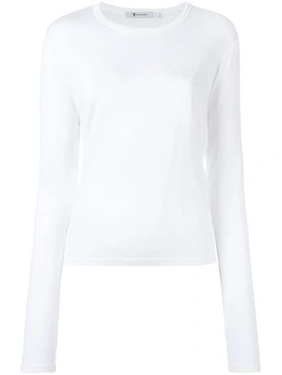 Alexander Wang T Patch Pocket T In White