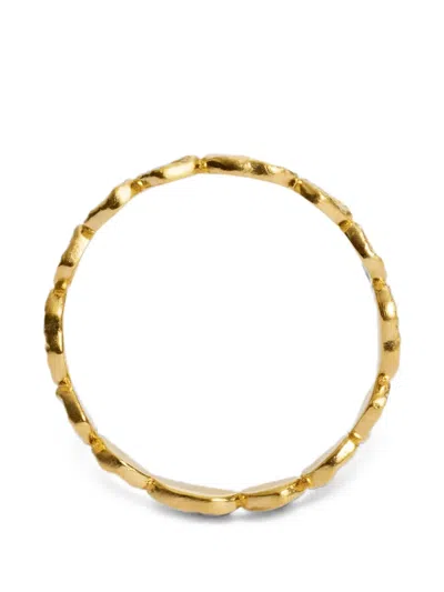 Monica Vinader Mini Capri Stacking Ring In Gold