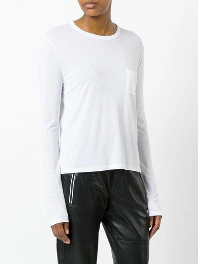 Shop Alexander Wang T Patch Pocket T In White