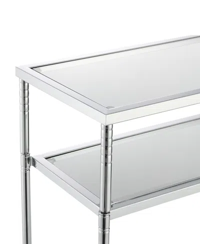 Convenience Concepts Tudor Console Table In Silver