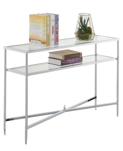 Convenience Concepts Tudor Console Table In Silver