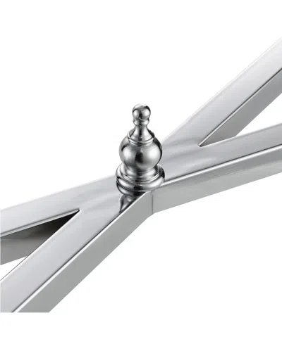 Convenience Concepts Tudor Console Table In Silver