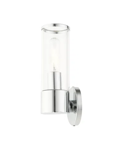 Livex Bancroft 1 Light Single Sconce In Silver