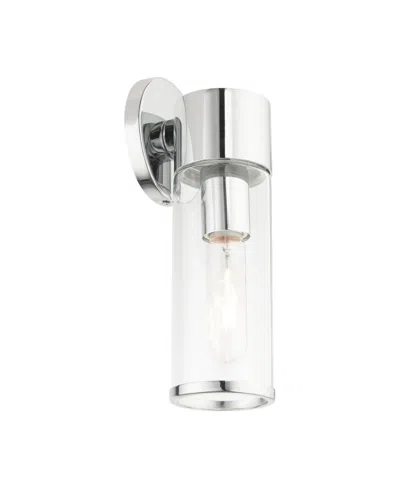 Livex Bancroft 1 Light Single Sconce In Silver