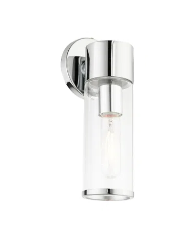 Livex Bancroft 1 Light Single Sconce In Silver