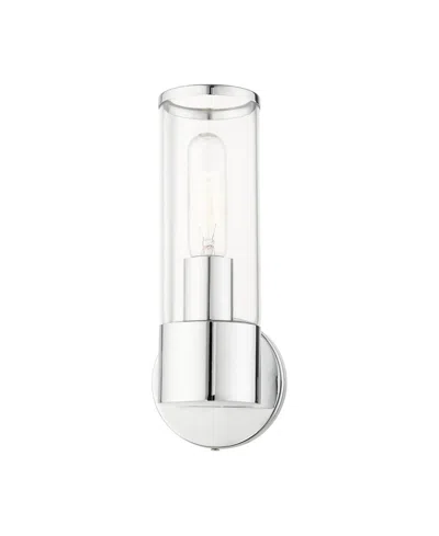 Livex Bancroft 1 Light Single Sconce In Silver