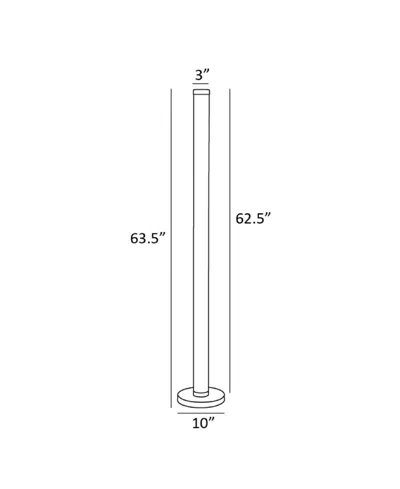 Lite Source Quilla Floor Lamp In White