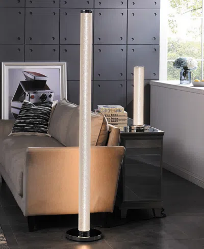 Lite Source Quilla Floor Lamp In White
