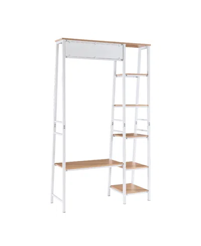 Linon Home Decor Aiden Hall Tree In White
