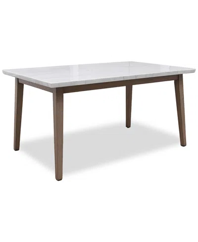 Macy's Mabell Dining Table, Created For  In Brown
