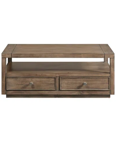 Macy's Denali Cocktail Table In Brown