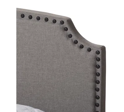 Baxton Studio Odette Full Bed In Gray