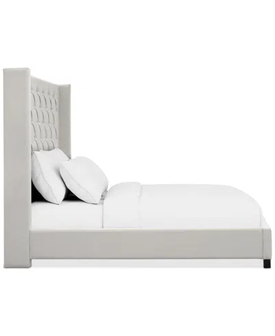 Macy's Thorstein Queen Bed, Created For  In Gray