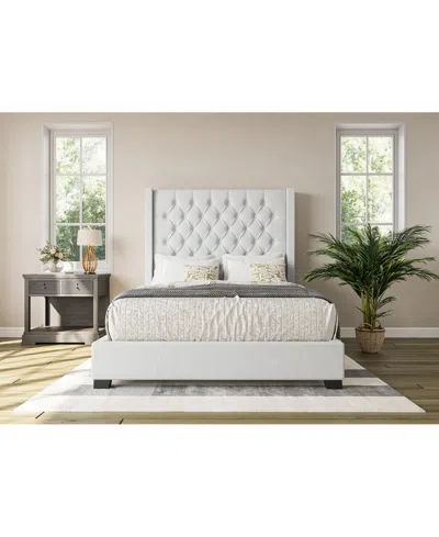 Macy's Thorstein Queen Bed, Created For  In Gray