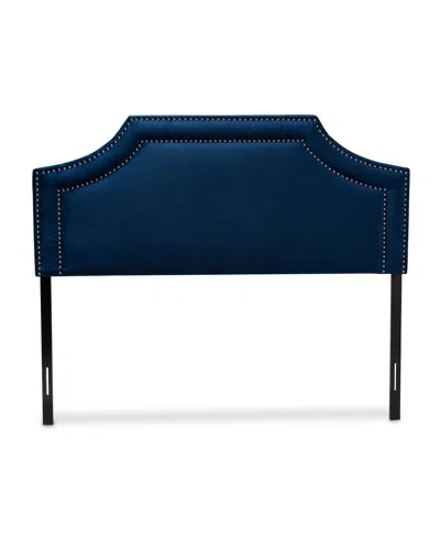 Baxton Studio Avignon Headboard In Blue