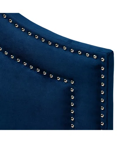 Baxton Studio Avignon Headboard In Blue