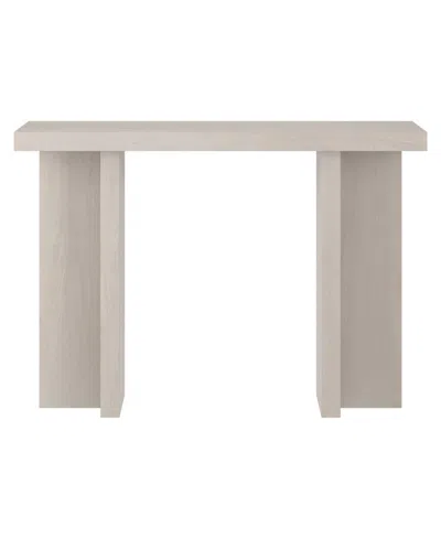 Hudson & Canal 42" Dimitra Wide Rectangular Console Table In Alder White