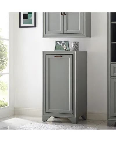 Crosley Tara Linen Hamper In Gray