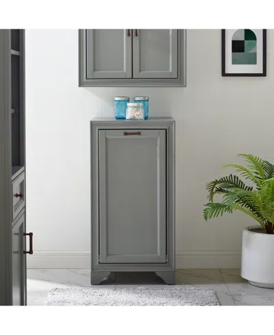 Crosley Tara Linen Hamper In Gray