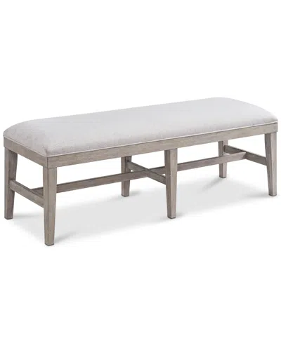 Macy's Sadie Dining Bench, Created For  In White