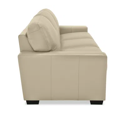Macy's Ennia 82" Leather Queen Sleeper Sofa, Created For  In Multi