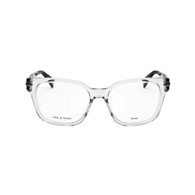 Rag & Bone Rag And Bone Ladies Grey Rectangular Eyeglass Frames Rnb3055