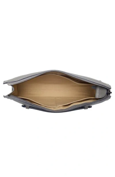 Longchamp 3d Bifold Leather Tech Case In Grey/blue