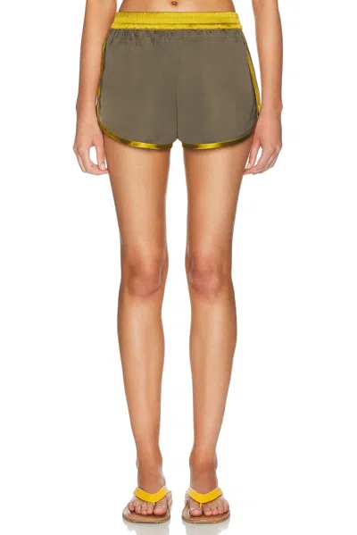 Staud Aero Short In Pine Shadow