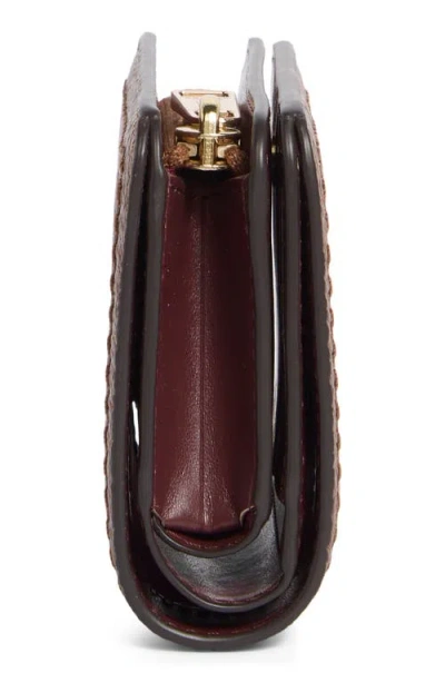 Marc Jacobs Mini Compact Wallet In Cognac