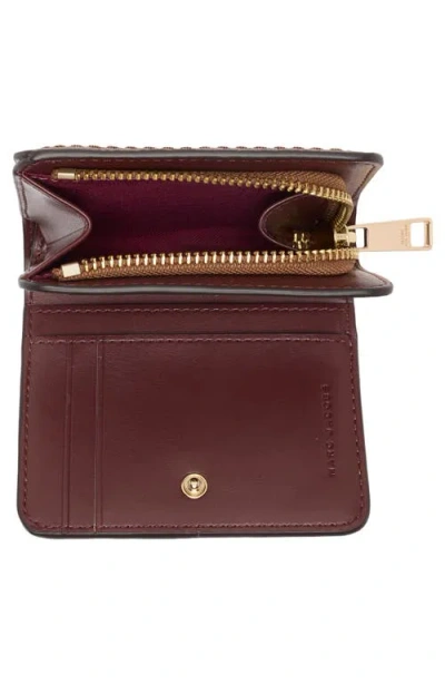 Marc Jacobs Mini Compact Wallet In Cognac