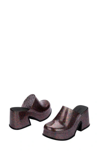 Melissa Mia Platform Mule In Brown