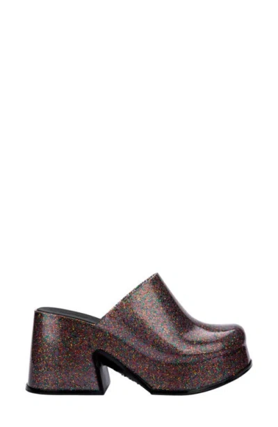 Melissa Mia Platform Mule In Brown