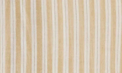 Max Studio Stripe Cotton Button-up Shirt In Neutral