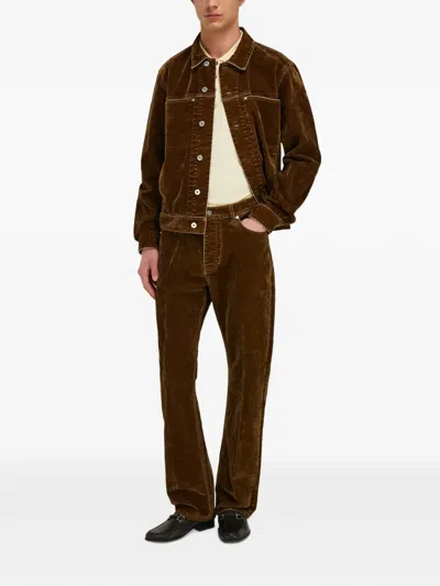Ferragamo Utility Blouson In Brown