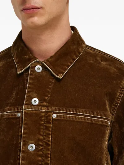 Ferragamo Utility Blouson In Brown
