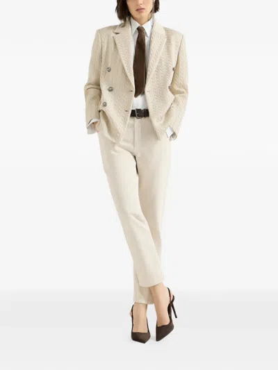Brunello Cucinelli Five-pocket Straight Jeans In Multi