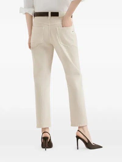 Brunello Cucinelli Five-pocket Straight Jeans In Multi