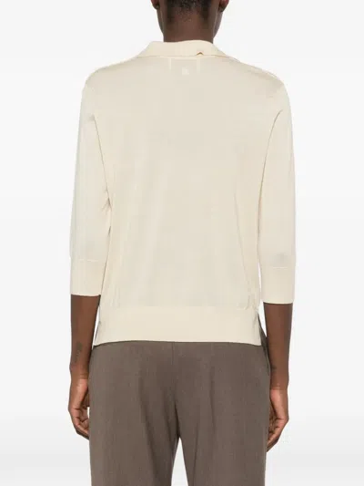 Bompard Embroidered-logo T-shirt In Neutral