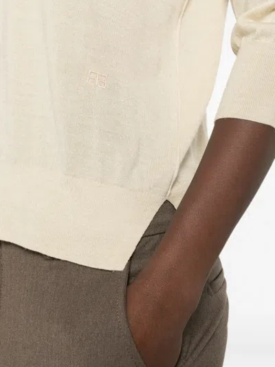 Bompard Embroidered-logo T-shirt In Neutral