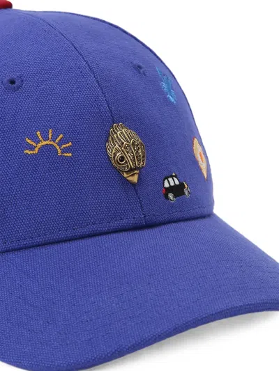 Kurt Geiger Micro Charms Cap In Blue