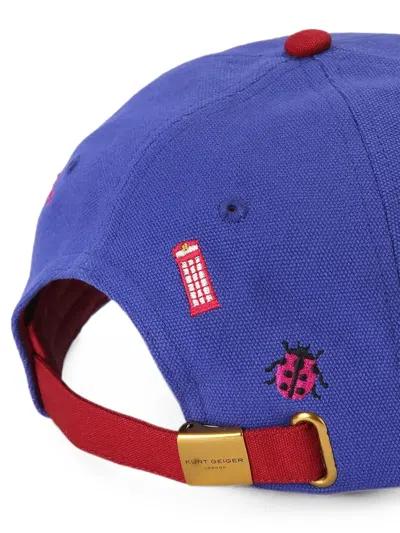 Kurt Geiger Micro Charms Cap In Blue