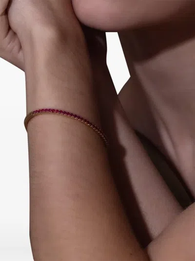 Kwiat Stackable Ruby Bangle Bracelet In Transparent