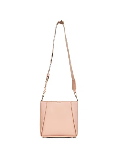 Stella Mccartney Alter Mat Micro-stud Shoulder Bag In Pink
