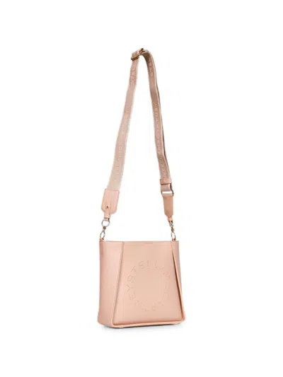 Stella Mccartney Alter Mat Micro-stud Shoulder Bag In Pink