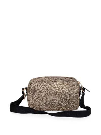 Borbonese Op-print Shoulder Bag In Brown