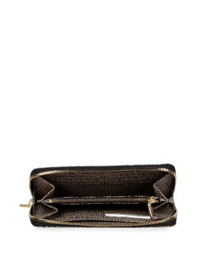 Borbonese Zip-around Wallet In Neutral