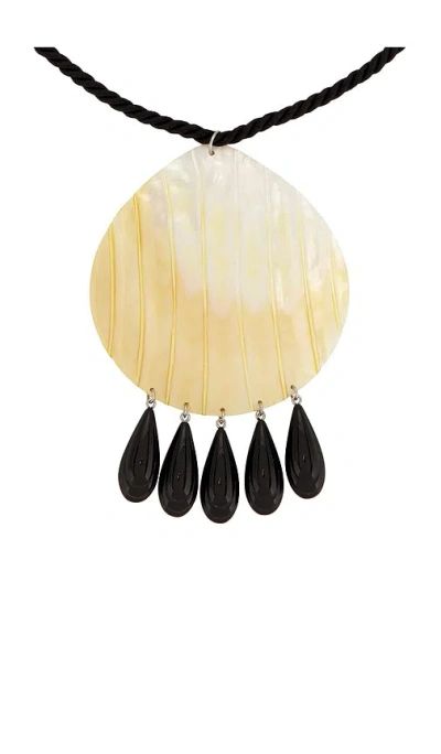 Julietta Iris Necklace In Neutral