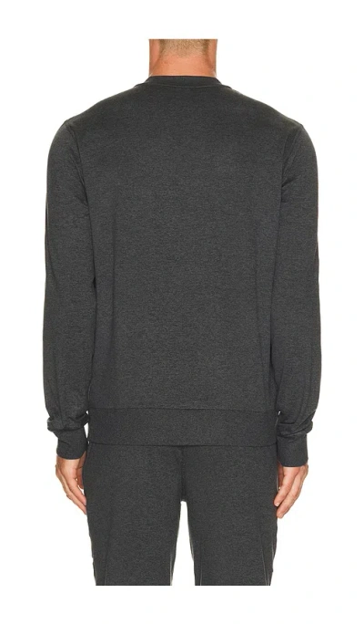Vuori Ponto Performance Crew Pullover In Black