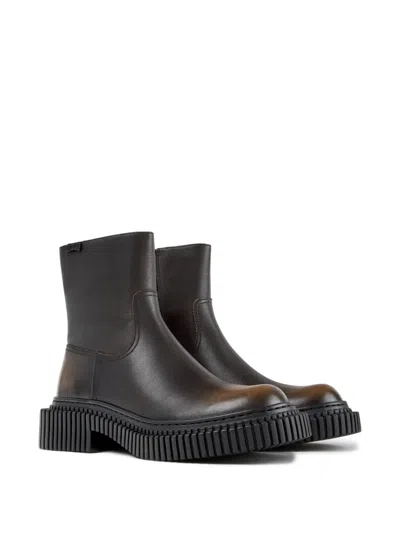 Camper Pix Berlin Ankle Boots In Multi